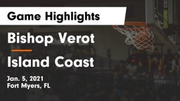 Bishop Verot  vs Island Coast  Game Highlights - Jan. 5, 2021