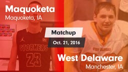 Matchup: Maquoketa High vs. West Delaware  2016