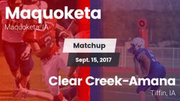 Matchup: Maquoketa High vs. Clear Creek-Amana 2017