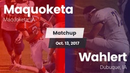 Matchup: Maquoketa High vs. Wahlert  2017