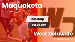 Matchup: Maquoketa High vs. West Delaware  2017