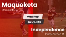 Matchup: Maquoketa High vs. Independence  2019