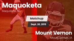 Matchup: Maquoketa High vs. Mount Vernon  2019