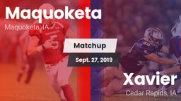 Matchup: Maquoketa High vs. Xavier  2019