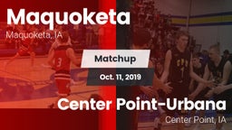 Matchup: Maquoketa High vs. Center Point-Urbana  2019