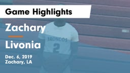 Zachary  vs Livonia  Game Highlights - Dec. 6, 2019