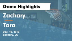 Zachary  vs Tara  Game Highlights - Dec. 10, 2019