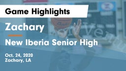 Zachary  vs New Iberia Senior High Game Highlights - Oct. 24, 2020