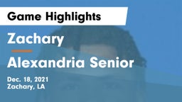 Zachary  vs Alexandria Senior  Game Highlights - Dec. 18, 2021