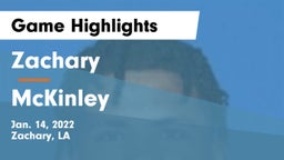 Zachary  vs McKinley  Game Highlights - Jan. 14, 2022