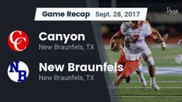 Recap: Canyon  vs. New Braunfels  2017