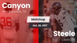 Matchup: Canyon  vs. Steele  2017