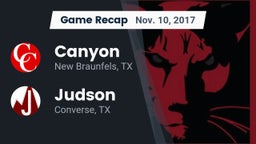 Recap: Canyon  vs. Judson  2017