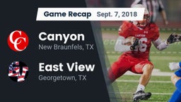 Recap: Canyon  vs. East View  2018