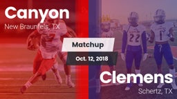 Matchup: Canyon  vs. Clemens  2018