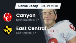 Recap: Canyon  vs. East Central  2018