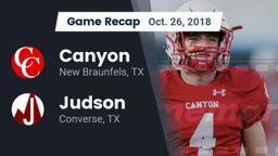 Recap: Canyon  vs. Judson  2018