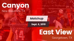 Matchup: Canyon  vs. East View  2019