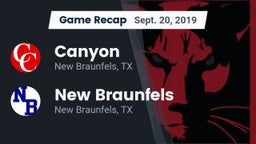 Recap: Canyon  vs. New Braunfels  2019