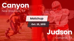 Matchup: Canyon  vs. Judson  2019