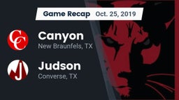 Recap: Canyon  vs. Judson  2019