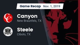 Recap: Canyon  vs. Steele  2019