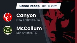 Recap: Canyon  vs. McCollum  2021