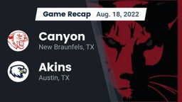Recap: Canyon  vs. Akins  2022