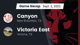 Recap: Canyon  vs. Victoria East  2022