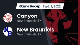 Recap: Canyon  vs. New Braunfels  2022