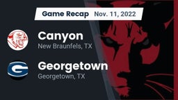 Recap: Canyon  vs. Georgetown  2022