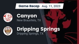 Recap: Canyon  vs. Dripping Springs  2023