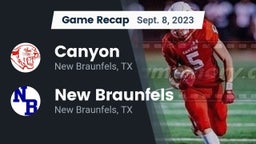 Recap: Canyon  vs. New Braunfels  2023