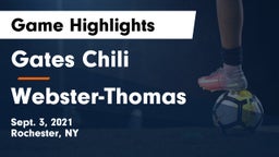 Gates Chili  vs Webster-Thomas  Game Highlights - Sept. 3, 2021