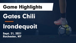 Gates Chili  vs  Irondequoit  Game Highlights - Sept. 21, 2021