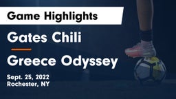 Gates Chili  vs Greece Odyssey  Game Highlights - Sept. 25, 2022