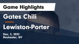 Gates Chili  vs Lewiston-Porter  Game Highlights - Dec. 3, 2022