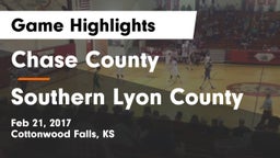 Chase County  vs Southern Lyon County Game Highlights - Feb 21, 2017