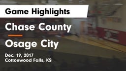 Chase County  vs Osage City  Game Highlights - Dec. 19, 2017