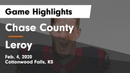 Chase County  vs Leroy Game Highlights - Feb. 4, 2020