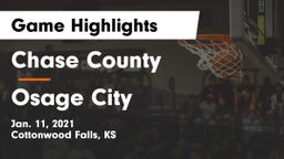 Chase County  vs Osage City  Game Highlights - Jan. 11, 2021