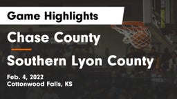 Chase County  vs Southern Lyon County Game Highlights - Feb. 4, 2022