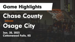 Chase County  vs Osage City  Game Highlights - Jan. 20, 2023