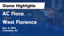 AC Flora  vs West Florence  Game Highlights - Dec. 8, 2023