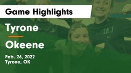 Tyrone  vs Okeene  Game Highlights - Feb. 26, 2022