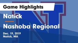 Natick  vs Nashoba Regional  Game Highlights - Dec. 19, 2019