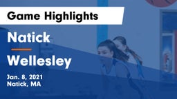 Natick  vs Wellesley  Game Highlights - Jan. 8, 2021