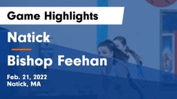 Natick  vs Bishop Feehan  Game Highlights - Feb. 21, 2022