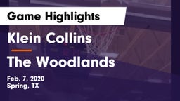 Klein Collins  vs The Woodlands  Game Highlights - Feb. 7, 2020