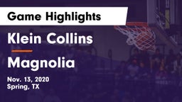 Klein Collins  vs Magnolia  Game Highlights - Nov. 13, 2020